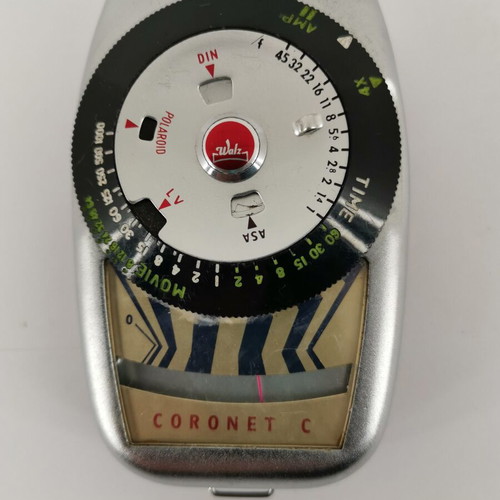 Coronet C light meter used, functional from 1960