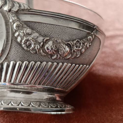 Vintage Bonbonnière Basket Art Nouveau Style Silver Plated Like New