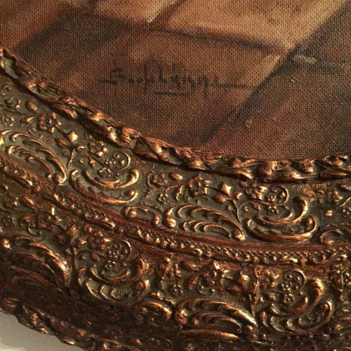 A. Voumbakis painting used, authentic oil painting