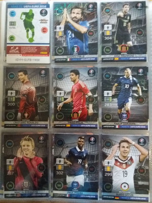 Road to UEFA EURO 2016 Adrenalyn XL Limited pack of 10 cards like new