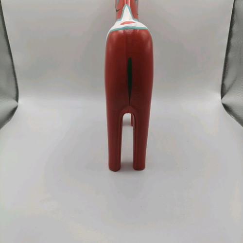 Dala horse set of 2 like new, traditional Swedish folk art