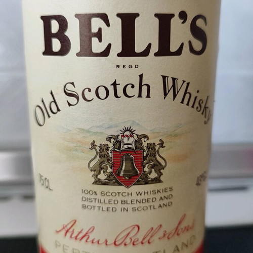 Bell's Scotch Whisky collectible empty bottle 55 years like new