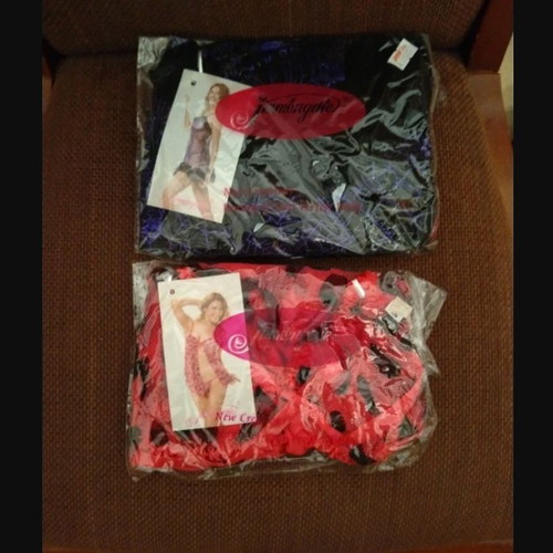 Nightgown and string set new, pack of two, one size