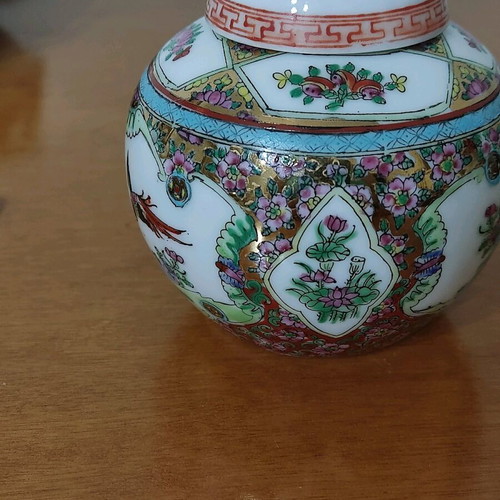 Handmade Chinese porcelain vessel like new