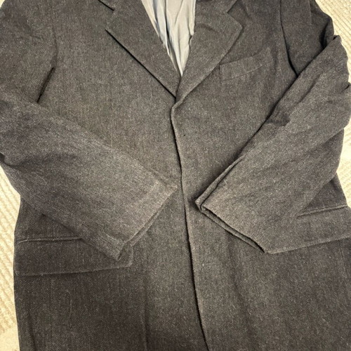 Men's jacket like new, black and gray