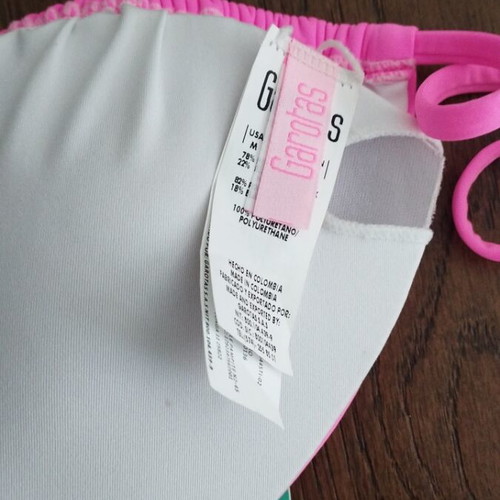 Bikini top new, size M, pink with padding