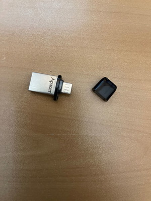 Apacer AH175 16GB USB 2.0 stick with micro USB-B connection black like new
