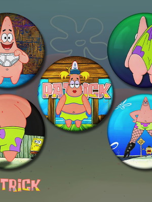 Patrick Star pins set of 5 new