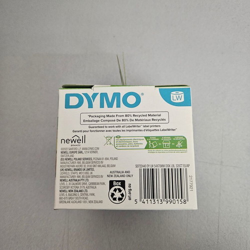 Dymo LW Labels 54 x 70mm 320 Original New