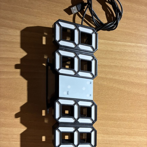Digital 3D USB Clock new, suitable for PC case modding