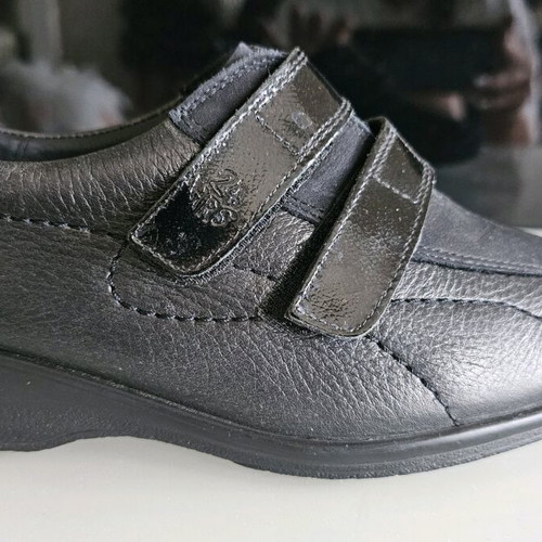 24HRS leather shoes new, anatomical, size 39, black
