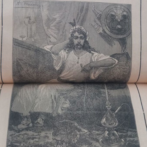 O Periplanomenos Ioudaios book used, 1903 edition with many illustrations