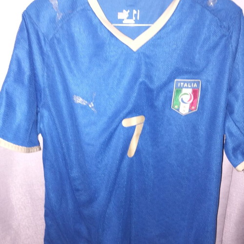 Del Piero Italy jersey used, medium size