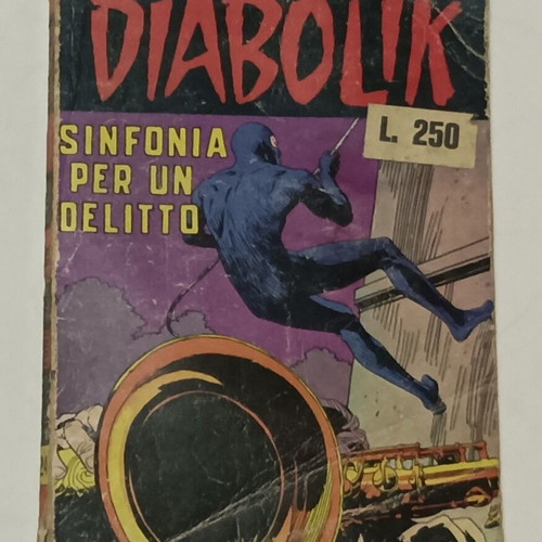 Diabolik Italian comic 1972 used