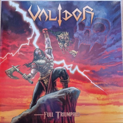 Validor Full Triumphed LP прозрачен червен метал, като нов