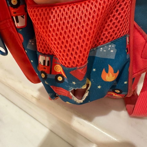 School toddler backpack used with wheels and handle by Moustakas