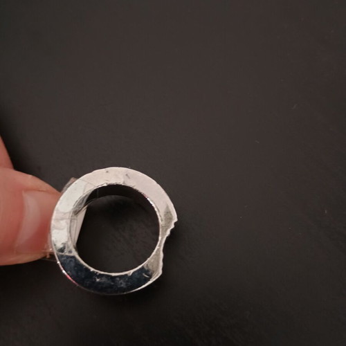 Silver rings new, 5 sizes 54, 55, 57, 59, 60, set of 9 pieces