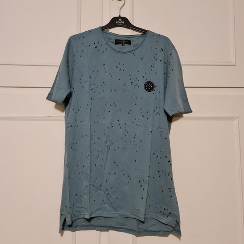 Men's t-shirt used, pack of 3, size M, black and blue