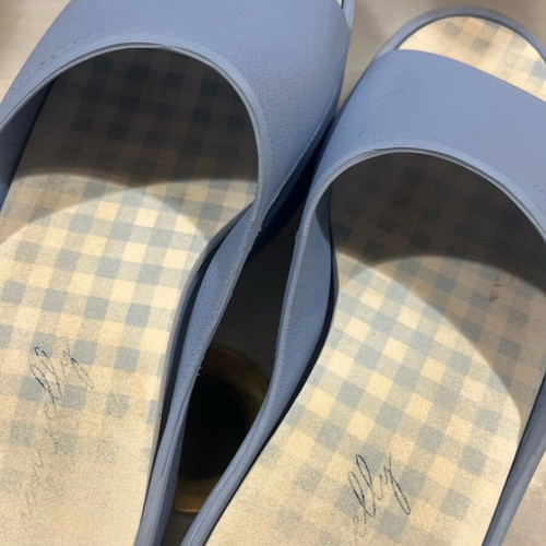 Lemon Jelly slippers used, very light, blue, size 40