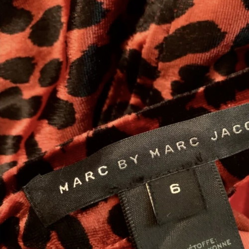 Marc Jacobs Velvet Leopard Print Midi Skirt Medium Like New