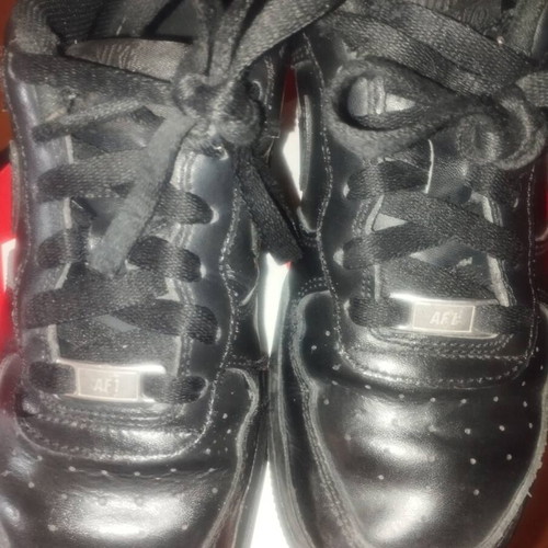 Nike Air Force women's sneakers black used size 37.5