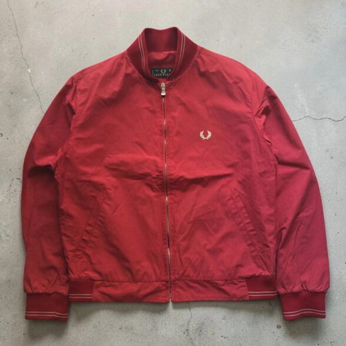 Fred Perry Harrington Bomber Jacket, red, size S