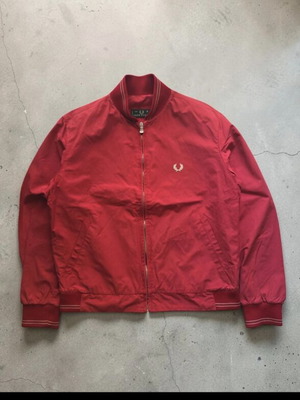 Fred Perry Harrington Bomber Jacket, red, size S
