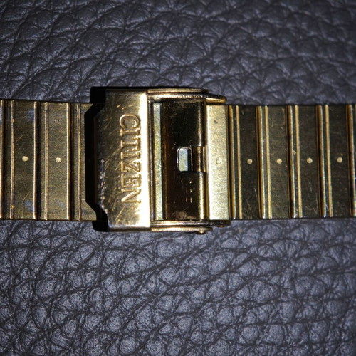 Citizen Vintage 1985 Ana-Digi watch used, gold-plated