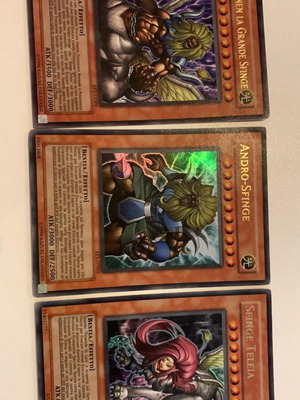 Yu-Gi-Oh cards set of 3 ultra rare vintage new