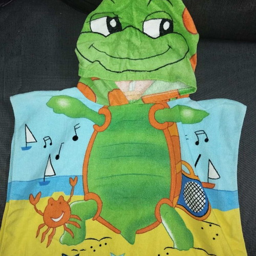 Children's beach towel like new, 50x100cm, 100% cotton
