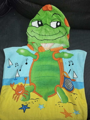 Children's beach towel like new, 50x100cm, 100% cotton