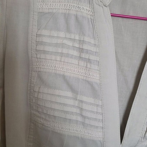 Bershka short-sleeve women's shirt medium beige like new