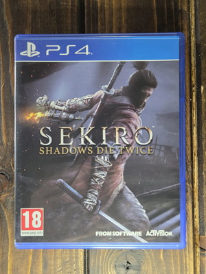 Sekiro Shadows Die Twice PS4 game like new, rare collectible
