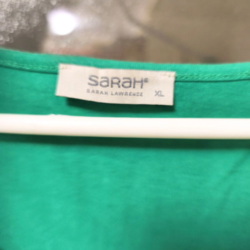 Green Sarah Lawrence tank top like new, size XL