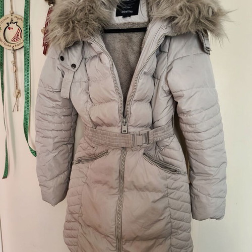 Attrattivo women's jacket used size S beige with wear