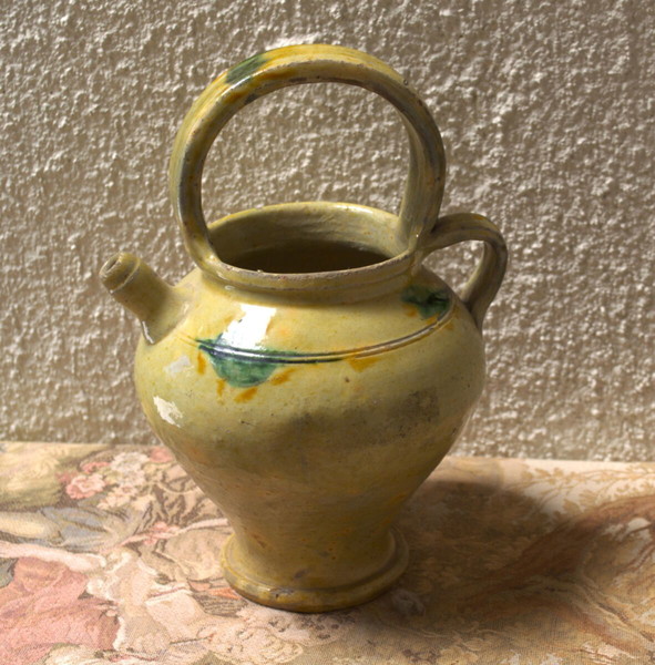 Jug or Oil-Water Cruche, CALTAGIRONE