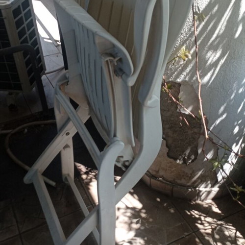 Garden chairs folding used, good quality