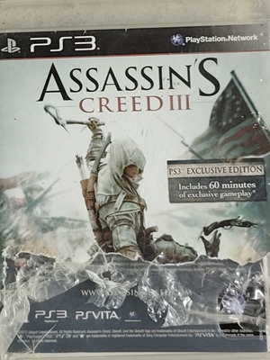 Assassin's Creed 3 PS3 game like new