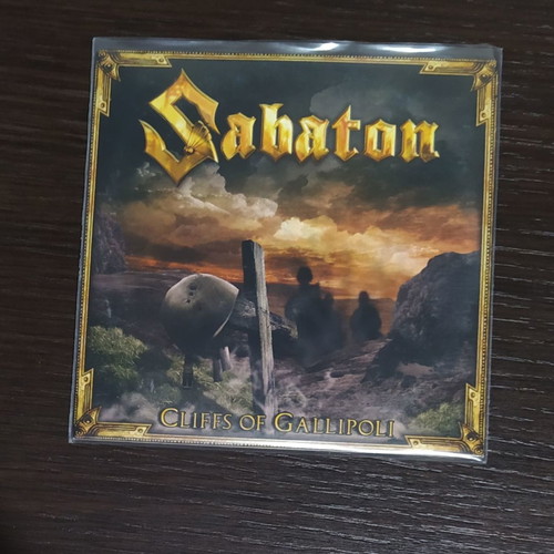 Sabaton Cliffs Of Gallipoli CD single metal used Black Lodge Records BLOD054
