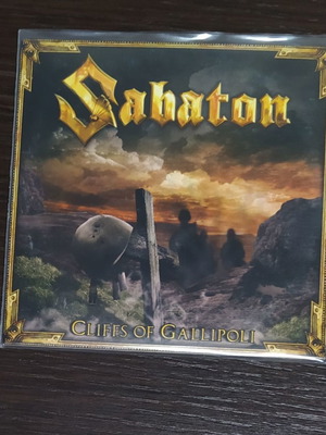 Sabaton Cliffs Of Gallipoli CD single metal used Black Lodge Records BLOD054