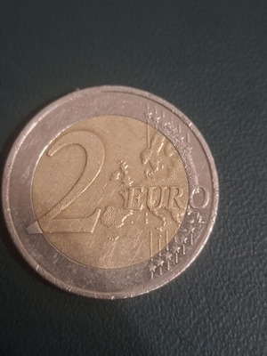 Νόμισμα 2 ευρώ Γερμανία 2010 με μετατοπισμένο κέντρο σαν καινούργιο