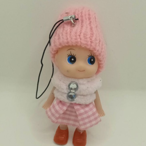 Μπρελόκ κουκλίτσα Tekifun μεταχειρισμένη Lovely Tiny Dolls