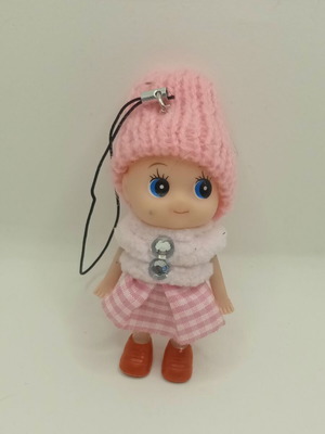 Μπρελόκ κουκλίτσα Tekifun μεταχειρισμένη Lovely Tiny Dolls