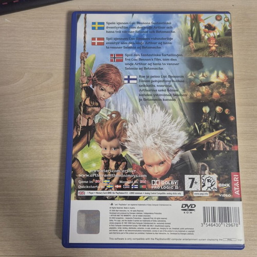 Arthur And The Minimoys PlayStation 2 game used, complete