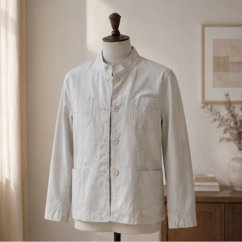 Cotton jacket M/L, beige