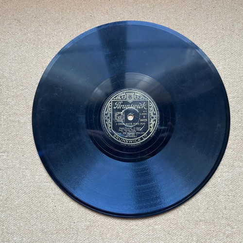 Al Jolson record with Morris Stoloff and his orchestra used, jazz