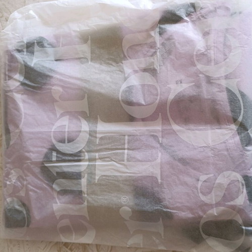 Primark pajama set with long pants and short sleeve top, size medium