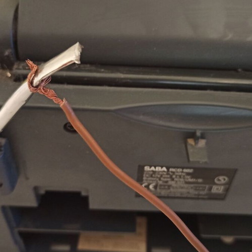 SABA Boombox ραδιοκασετόφωνο μοντέλο RCD 602 μεταχειρισμένο με προβλήματα