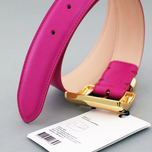 By Far women's belt new with tag, natural leather pink