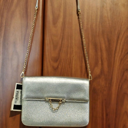 Juicy Couture leather silver handbag new